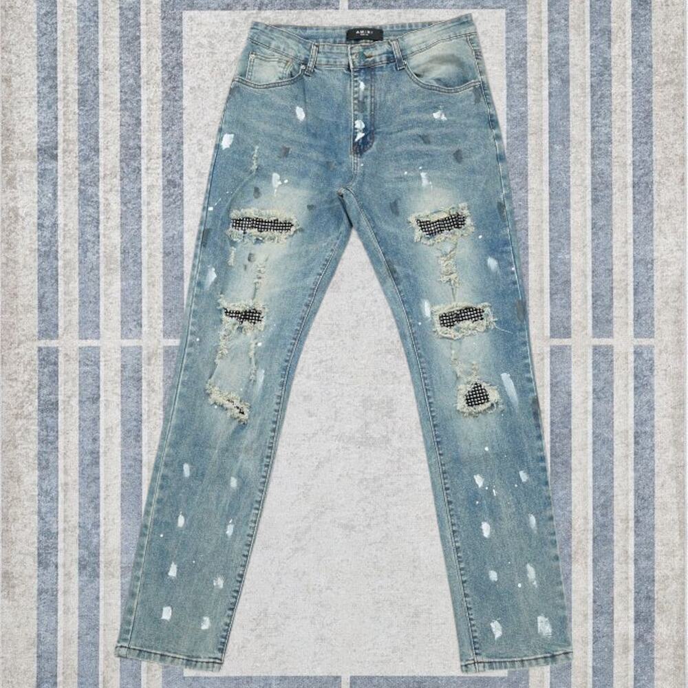 Amiri men's ripped jeans